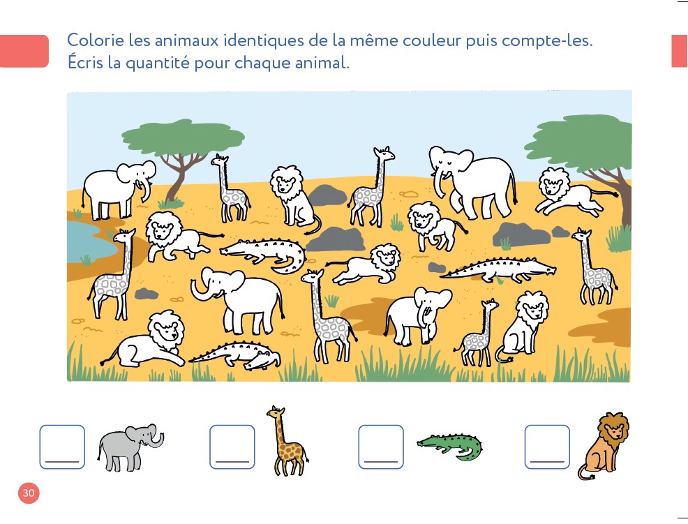 coloriage comptage